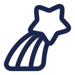 Star Rainbow SVG Icon